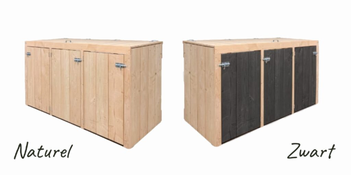 kies voor naturel of zwarte deuren in kliko ombouw