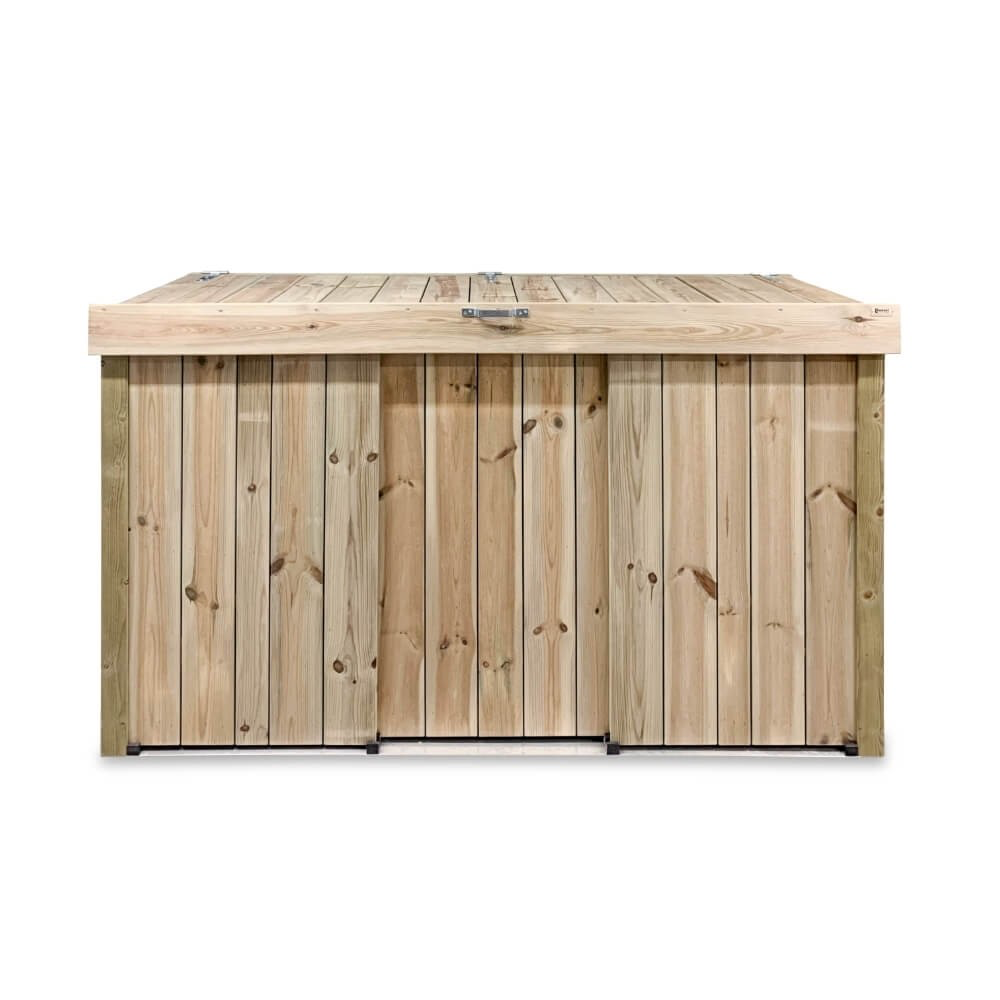 [KOSD3-1] Kliko ombouw Schuifdeur 3 (3 x 140 liter, Achterkant open)